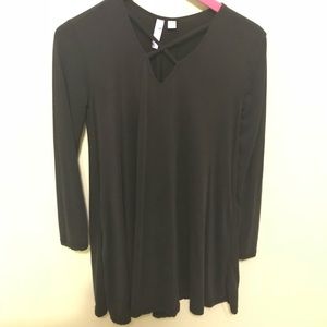 Francescas black dress